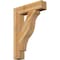 Ekena Millwork Funston Block Rough Sawn Bracket, Western Red Cedar, 6"W x 28"D x 40"H BKT06X28X40FST05RWR - alternate 1